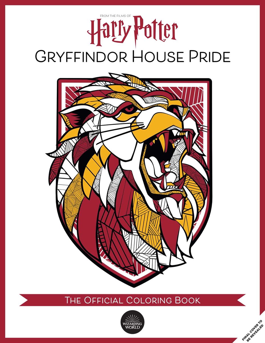 Buy Harry Potter: Gryffindor House Pride: The Official Coloring Book By ...