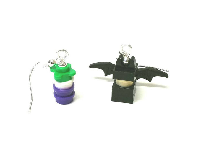 Batman & Joker earrings