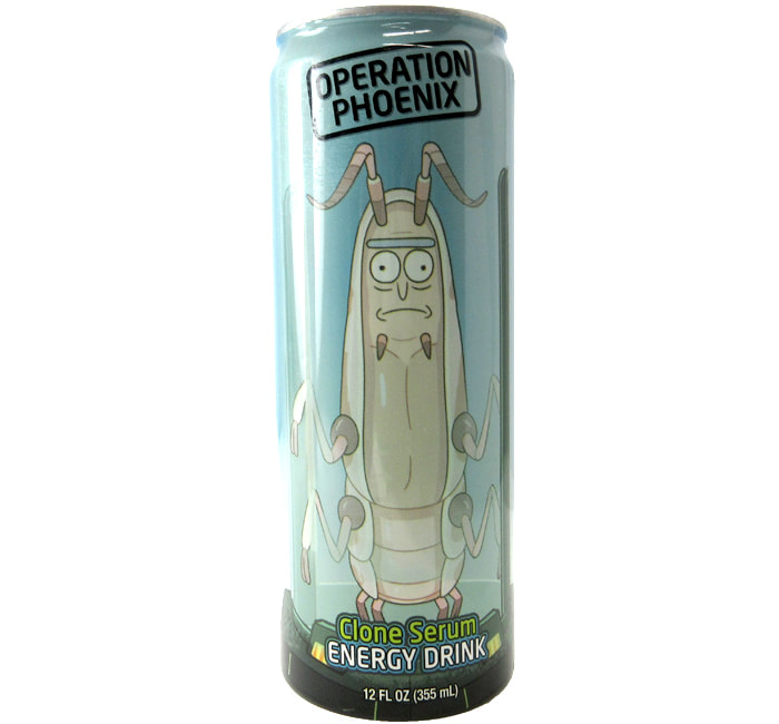 Rick and Morty Operation Phoenix Energy Drink