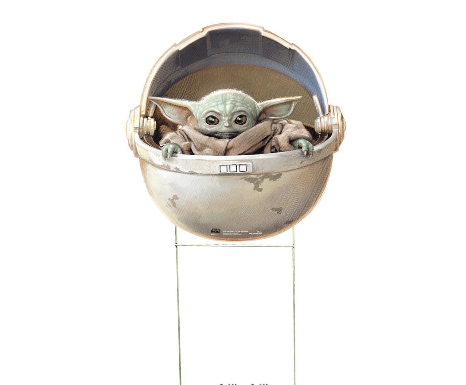 The Child in pod outdoor standee