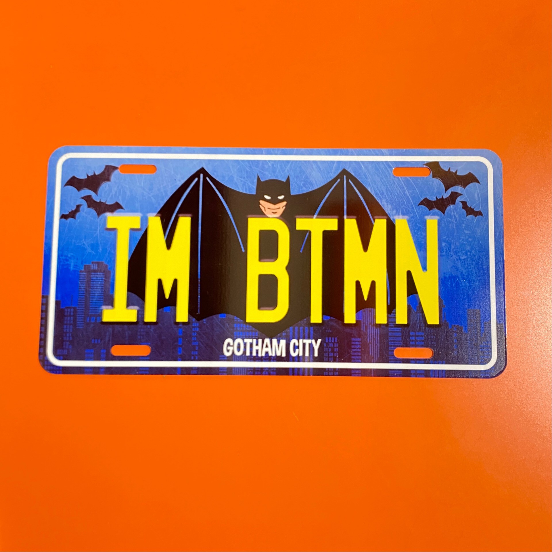 IM BTMN Novelty License Plate
