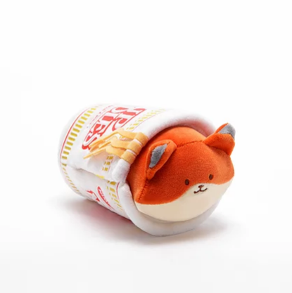 Foxiroll Plush Blanket Toy: Cup Noodles