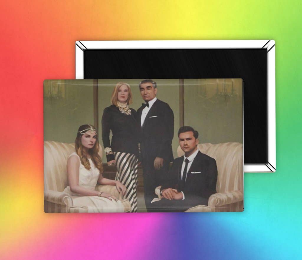 The Rose Family Fridge Magnet