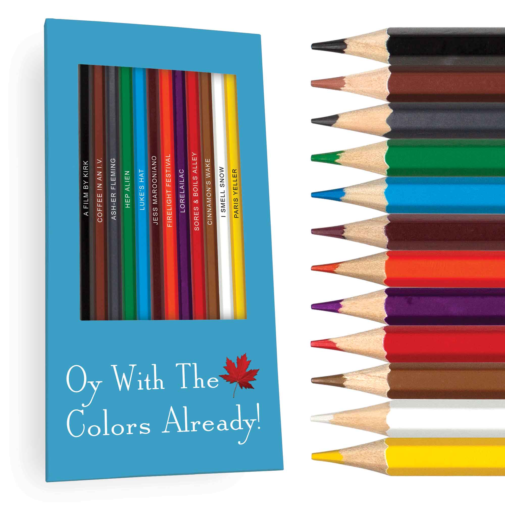 Oy With The Colors Already! Gilmore Girls Inspired Colored Pencils