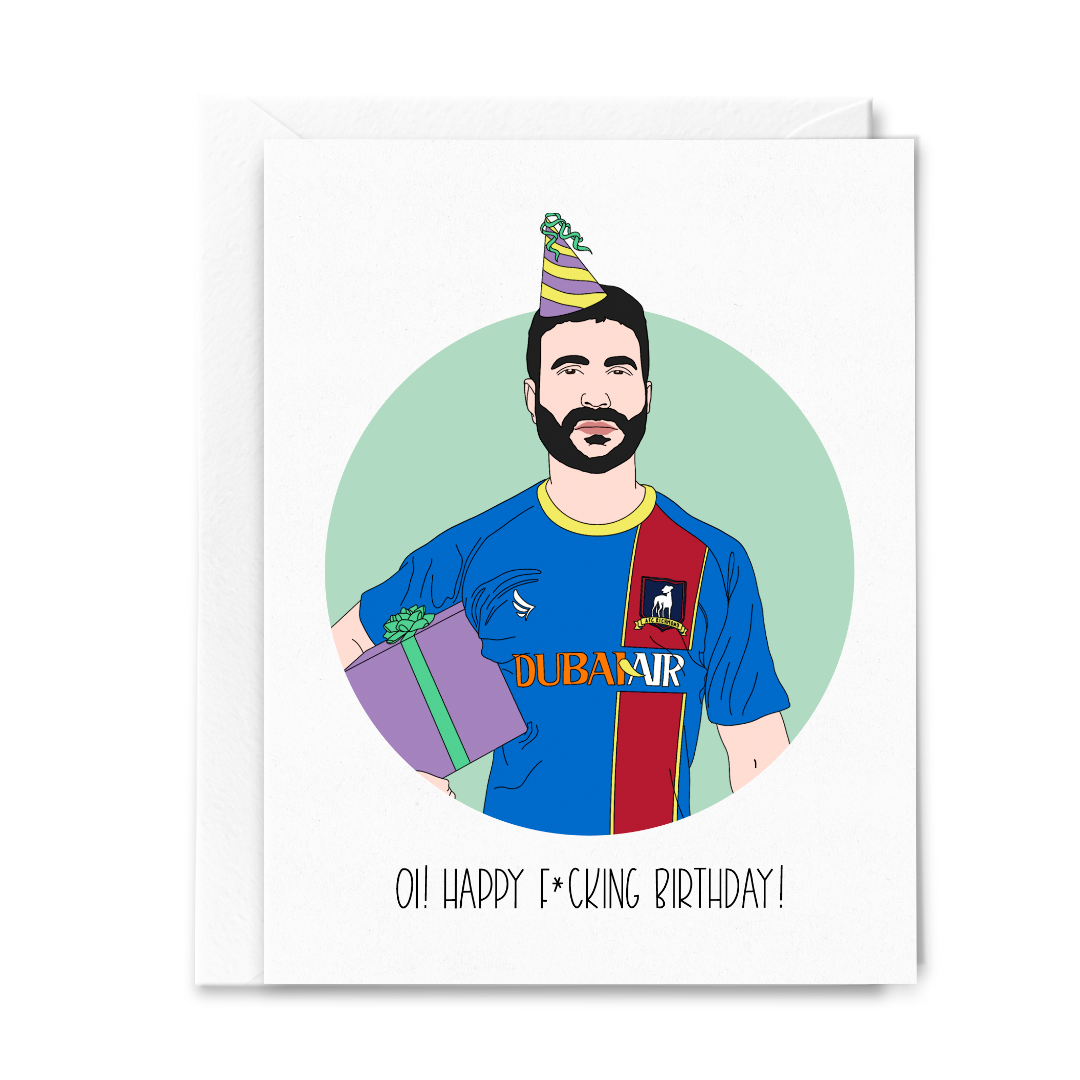 RePop Gifts | Ted Lasso Roy Kent Oi Happy F*cking Birthday Card