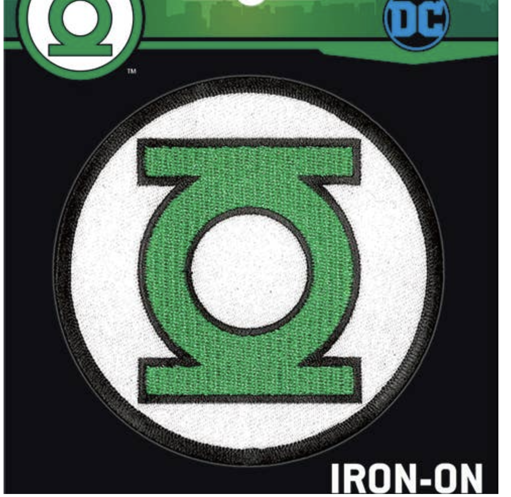 Green Lantern Logo Iron On Patch