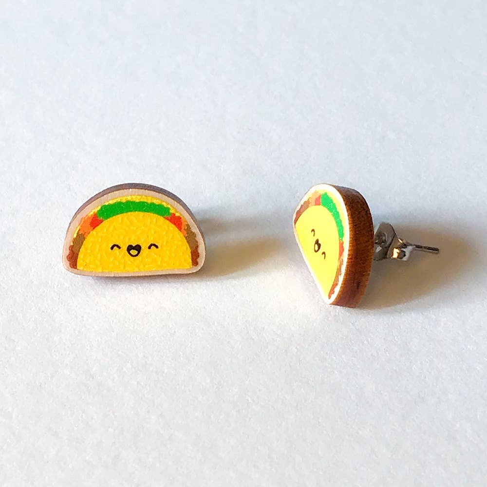 Taco Cutie Kawaii Earrings