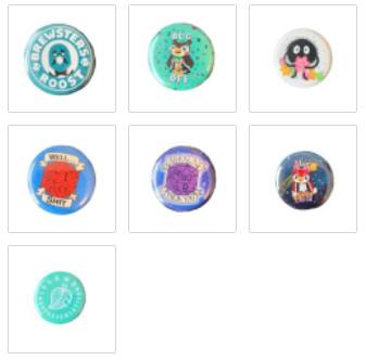 Pin Back Buttons