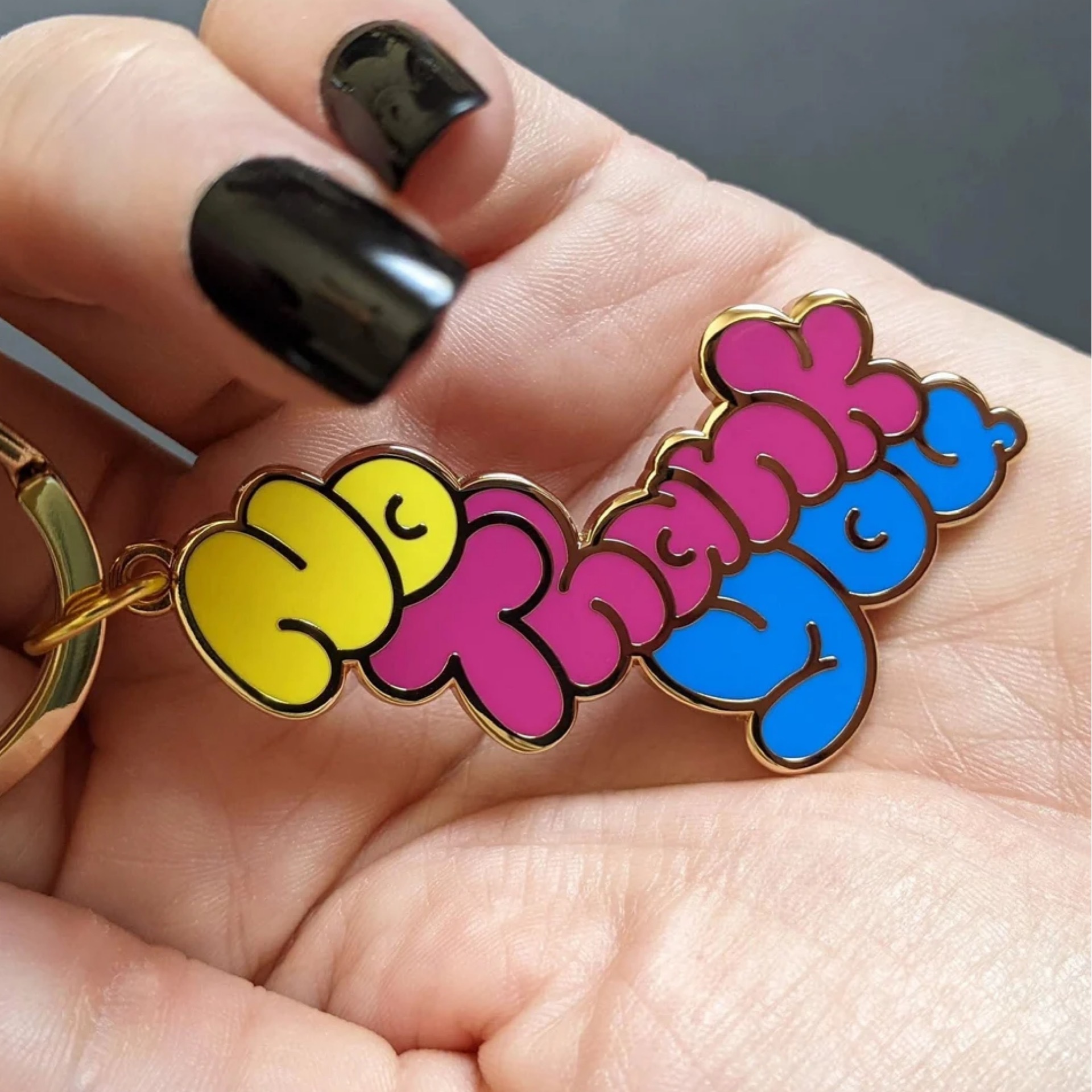 No Thank You Keychain
