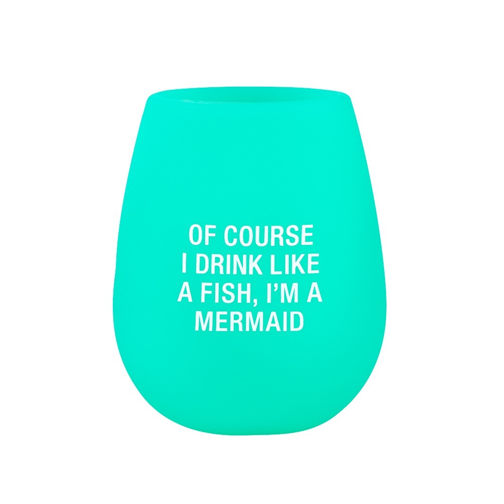 Mermaid Silicone Wine Glass