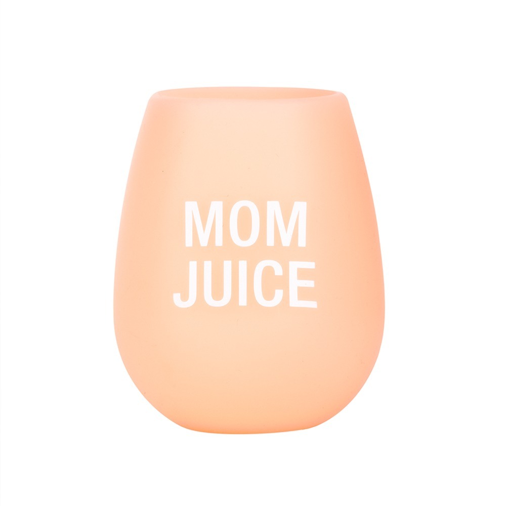 Mom Juice Silicone Wine Glass