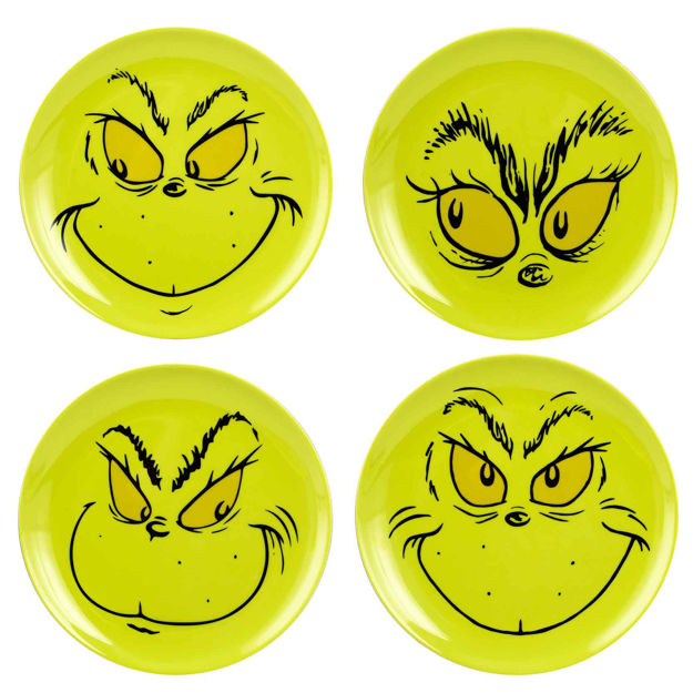The Grinch Plates sold individually