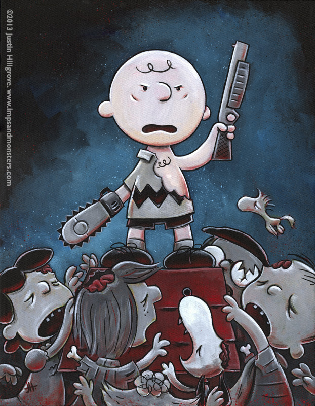 It's The Army of Darkness, Charlie Brown Tribute Print
