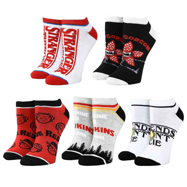 Stranger Things 5 pair Sock Set