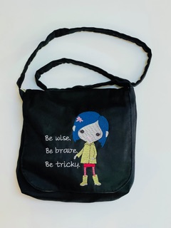 Button Eyed Messenger Bag