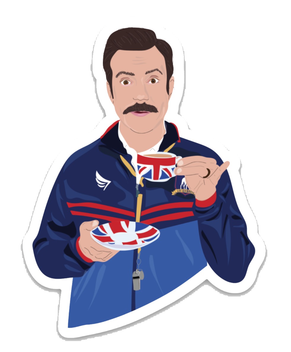 Ted Lasso Sticker RePop Gifts