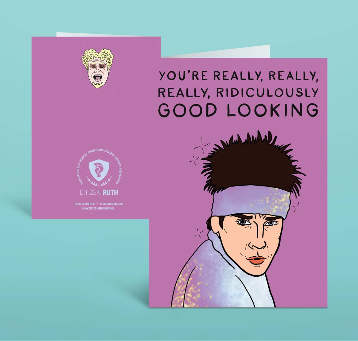 Zoolander Ridiculously Good Looking Card