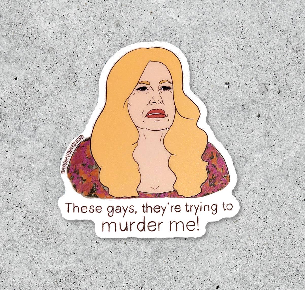 White Lotus - Tanya and The Gays Sticker