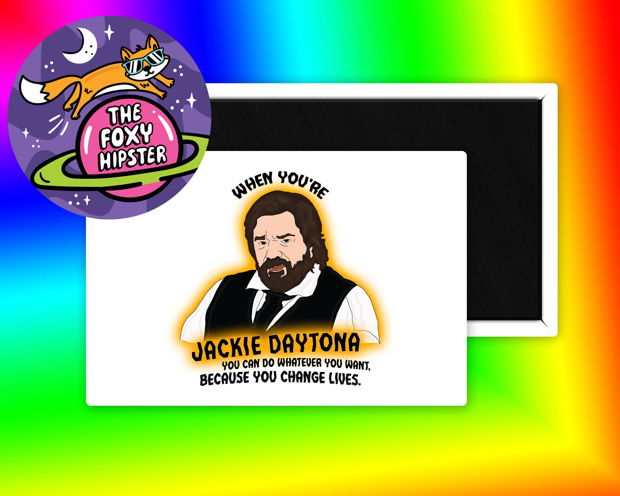 Jackie Daytona Laszlo What We Do in The Shadows Magnet