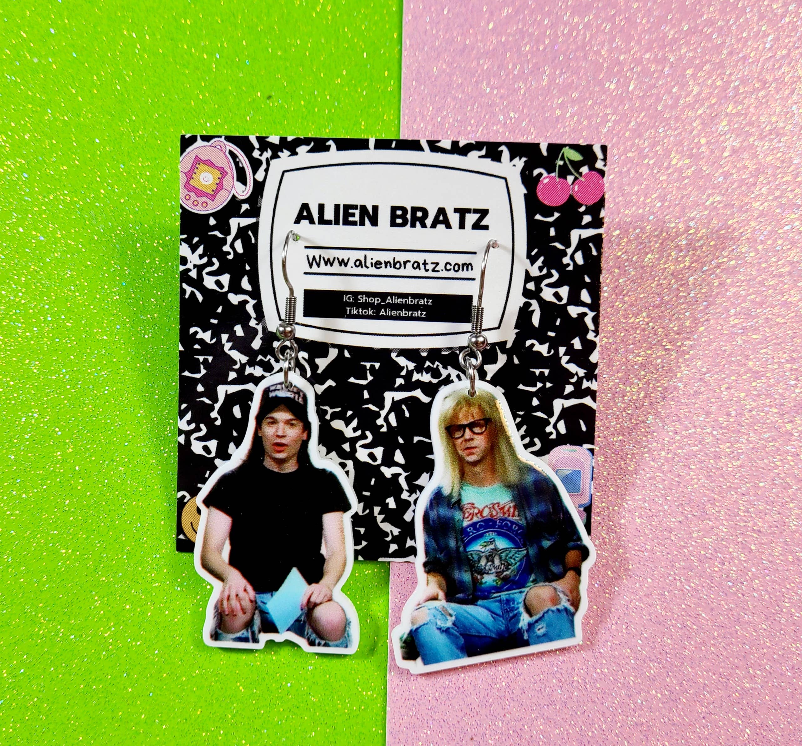 Wayne and Garth Earrings