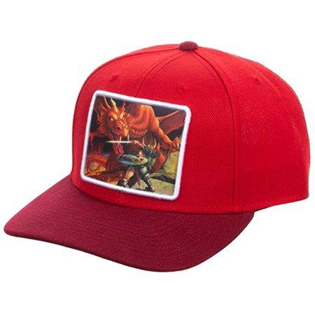 Dungeons & Dragons Role Play Game Red Snapback Hat