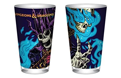 Bioworld Dungeons & Dragons Purple Acererak 16 oz Glass