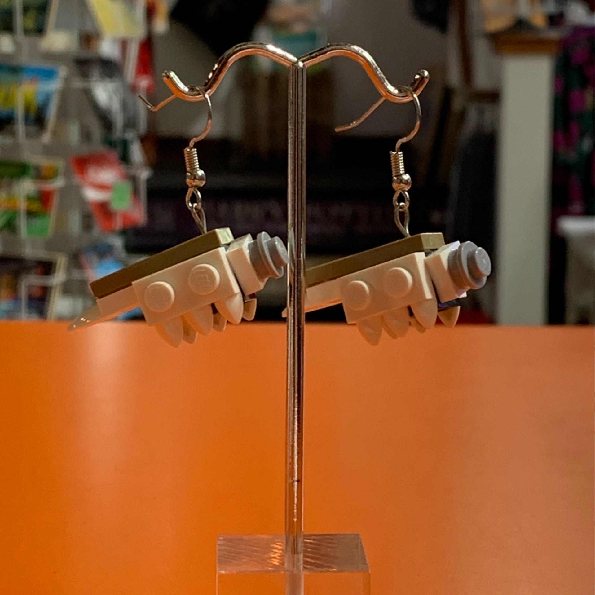 Brick Sky Bison Earrings