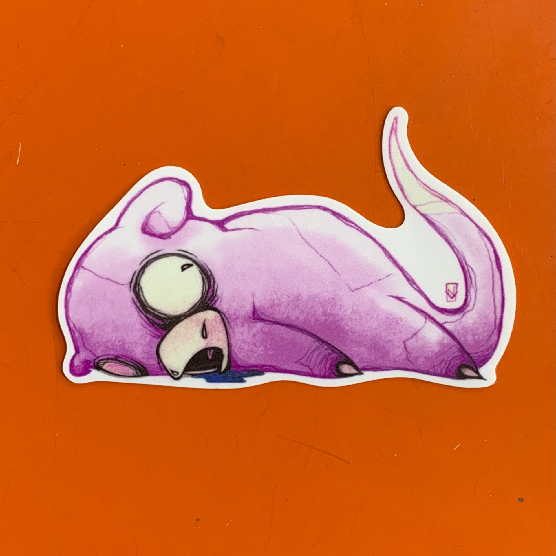 thumbnail image 2 of True Artworx Slowpoke Driving Slow Decal 2-Pack – JDM Theme, Vinyl, USA-Made 2 of 3