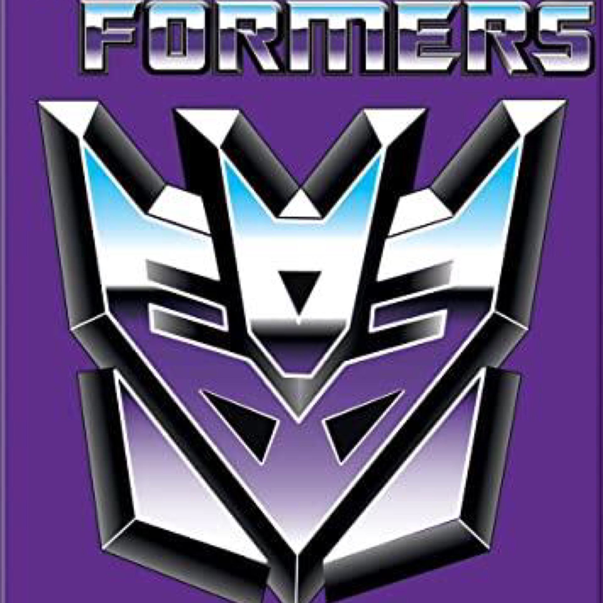 Transformers Decepticon Metal Sign Size 8.25” x 11.5”