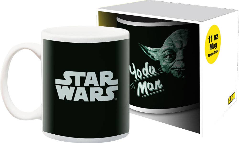 Star Wars 871096 11 oz Star Wars Yoda Man Ceramic Mug