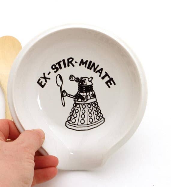 RePop Gifts  Ex-STIR-Minate - Doctor Who Spoon Rest