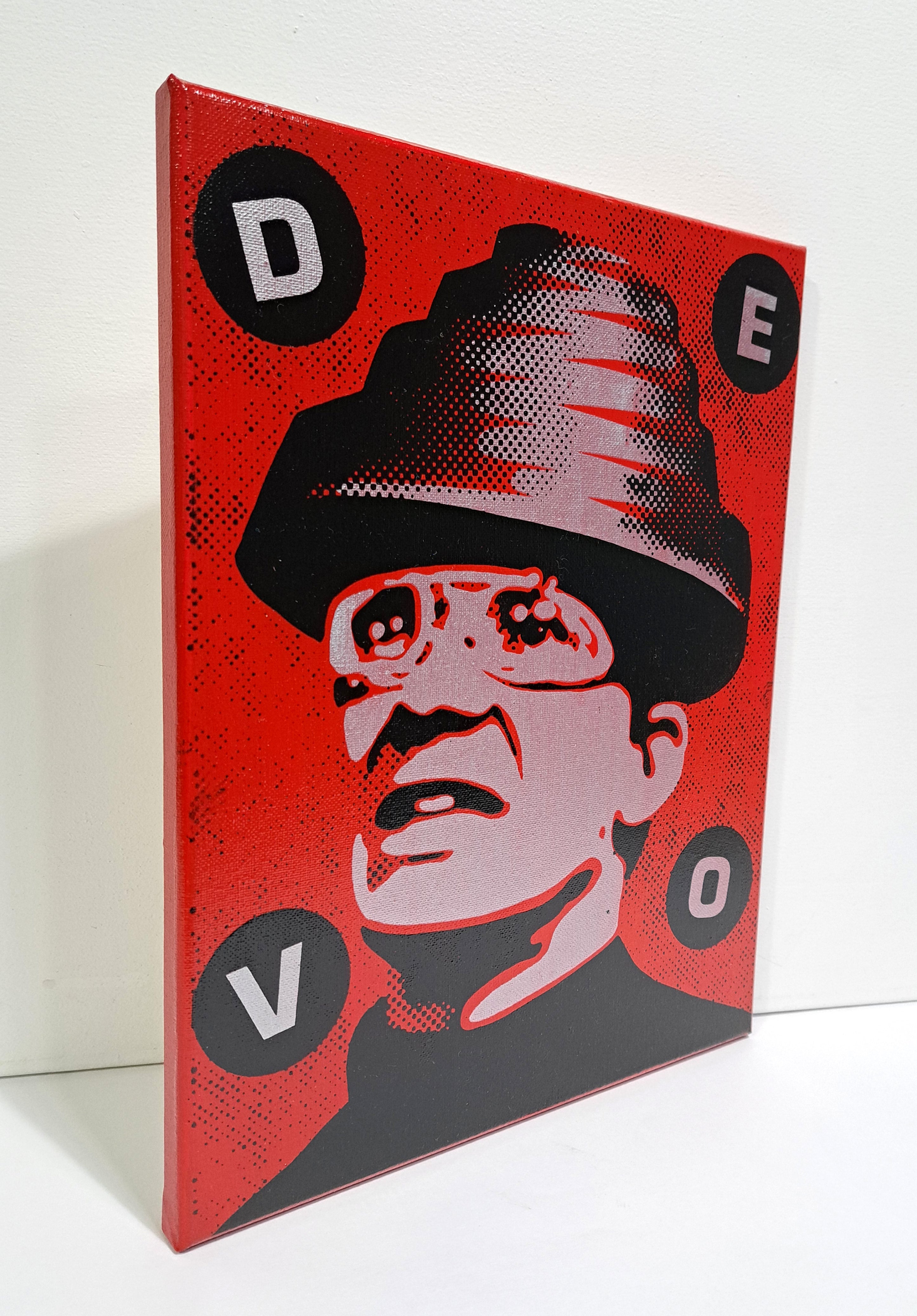Devo Silkscreened Canvas