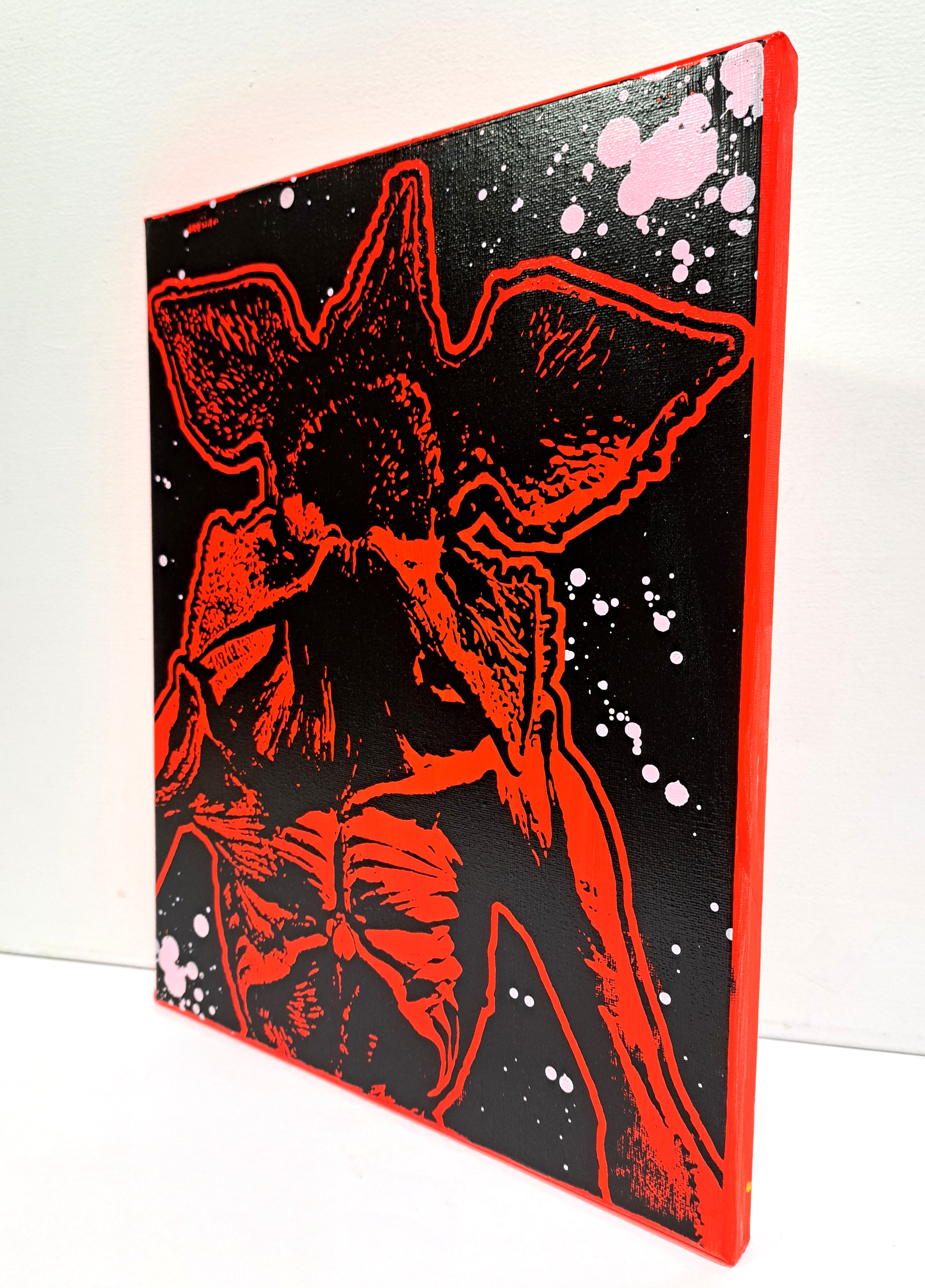 Demogorgon Screenprinted Canvas