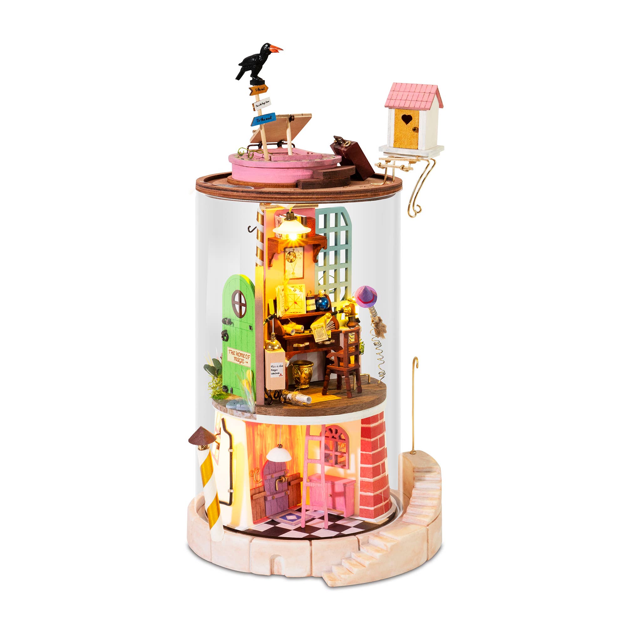 Wood Puzzles Secluded Neighbor DIY Dollhouse Kit