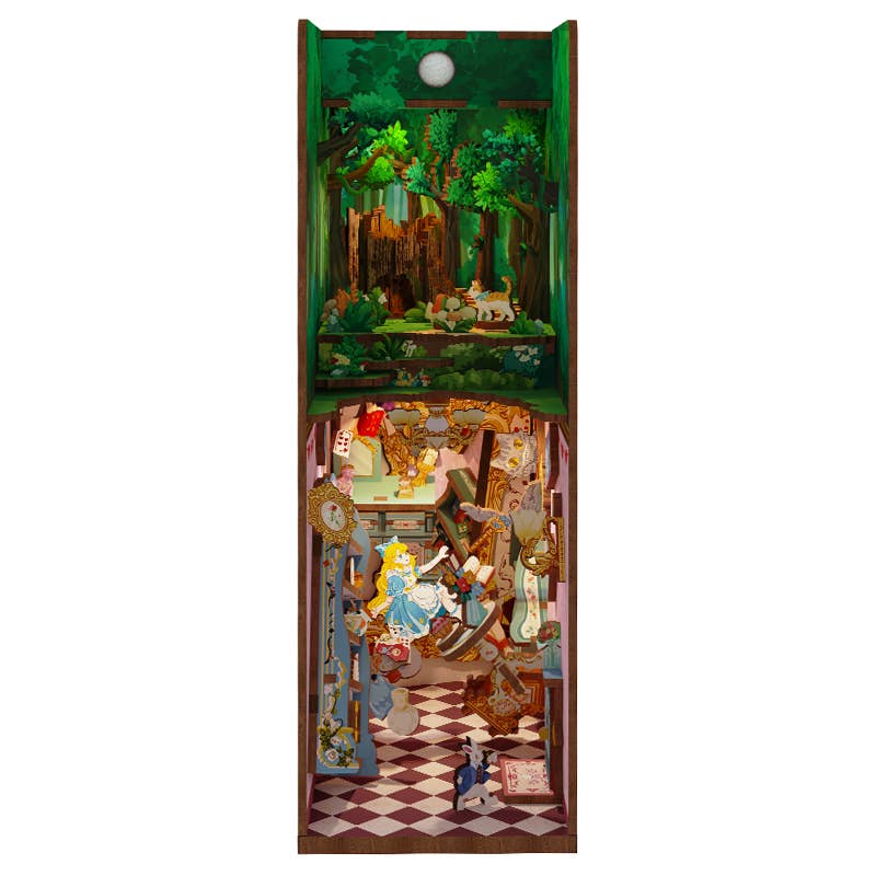 Alices Adventure 3D puzzle DIY Book Nook Kit