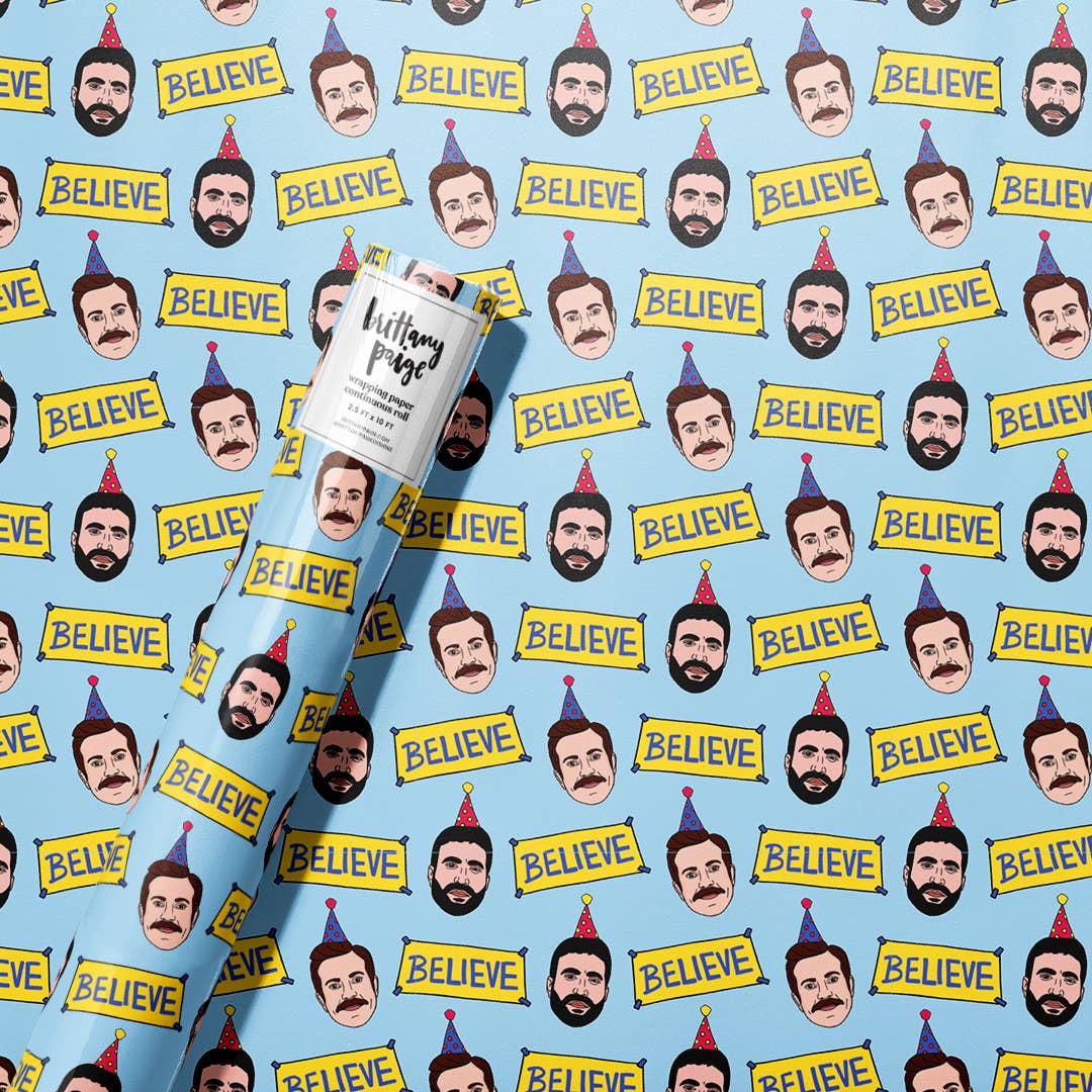 Believe Birthday Wrapping Paper