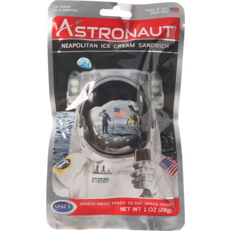 Astronaut Ice Cream Sandwich Neapolitan