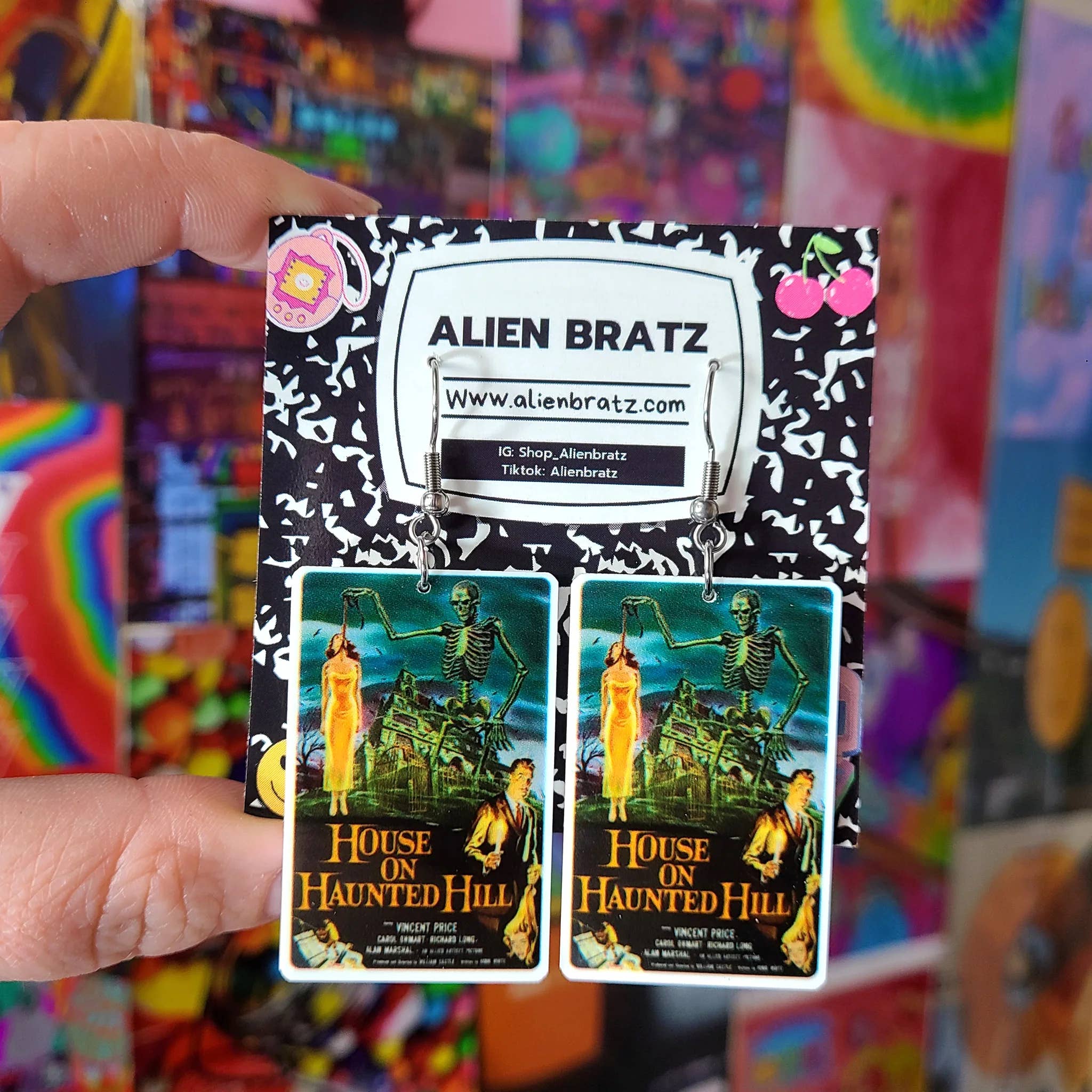 House on Haunted Hill Earrings