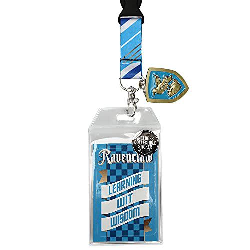 Ravenclaw Tie Inspired Lanyard Metal Charm ID Holder