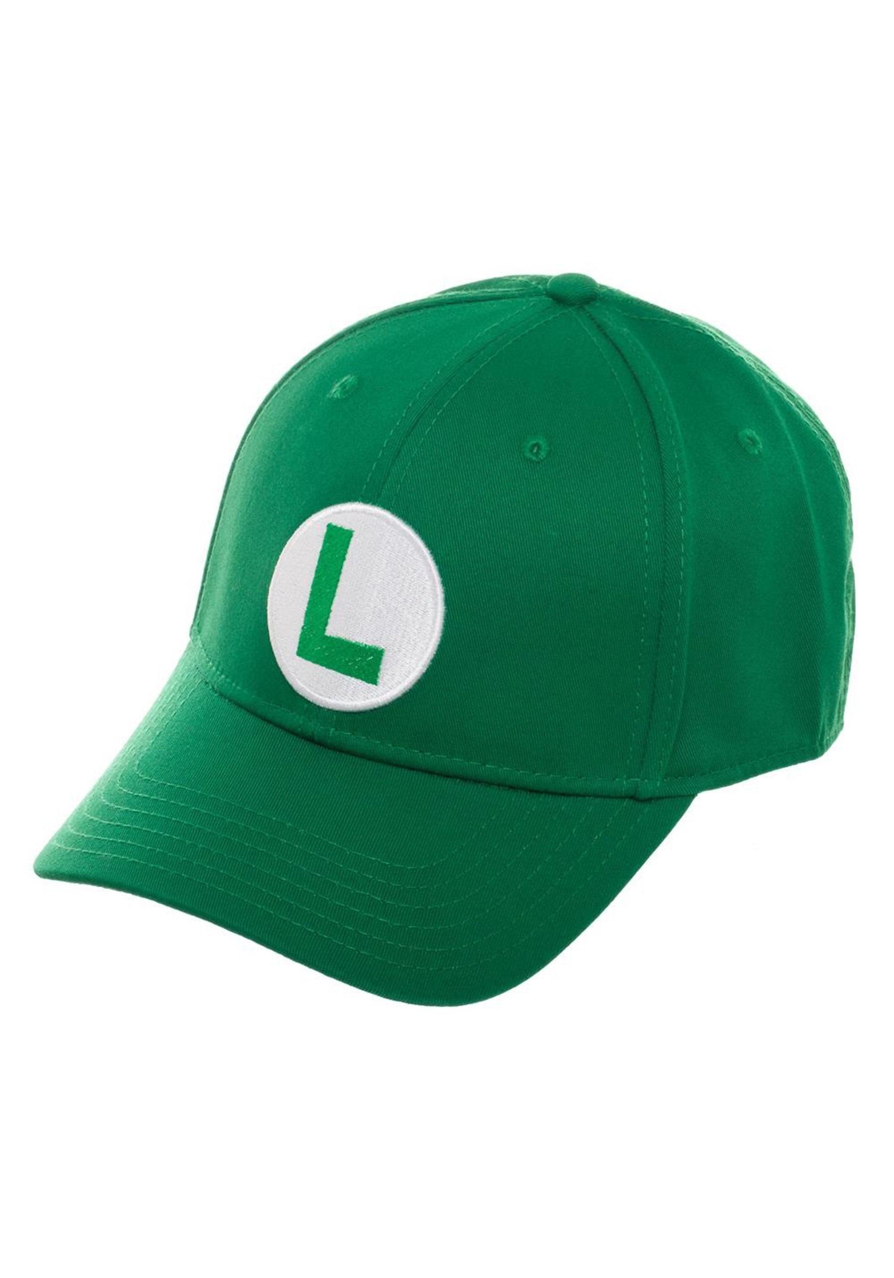Super Mario Luigi Mario Brothers Flex Fit Hat
