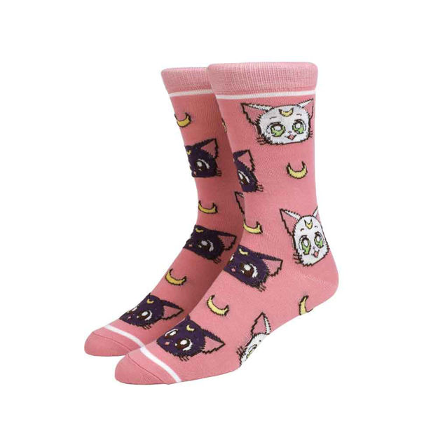 Sailor Moon Crystal Luna & Artemis Crew Socks