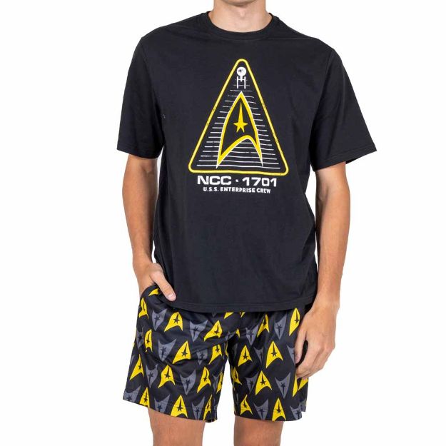 Star Trek U.S.S. Enterprise AOP Tee & Short Sleep Set