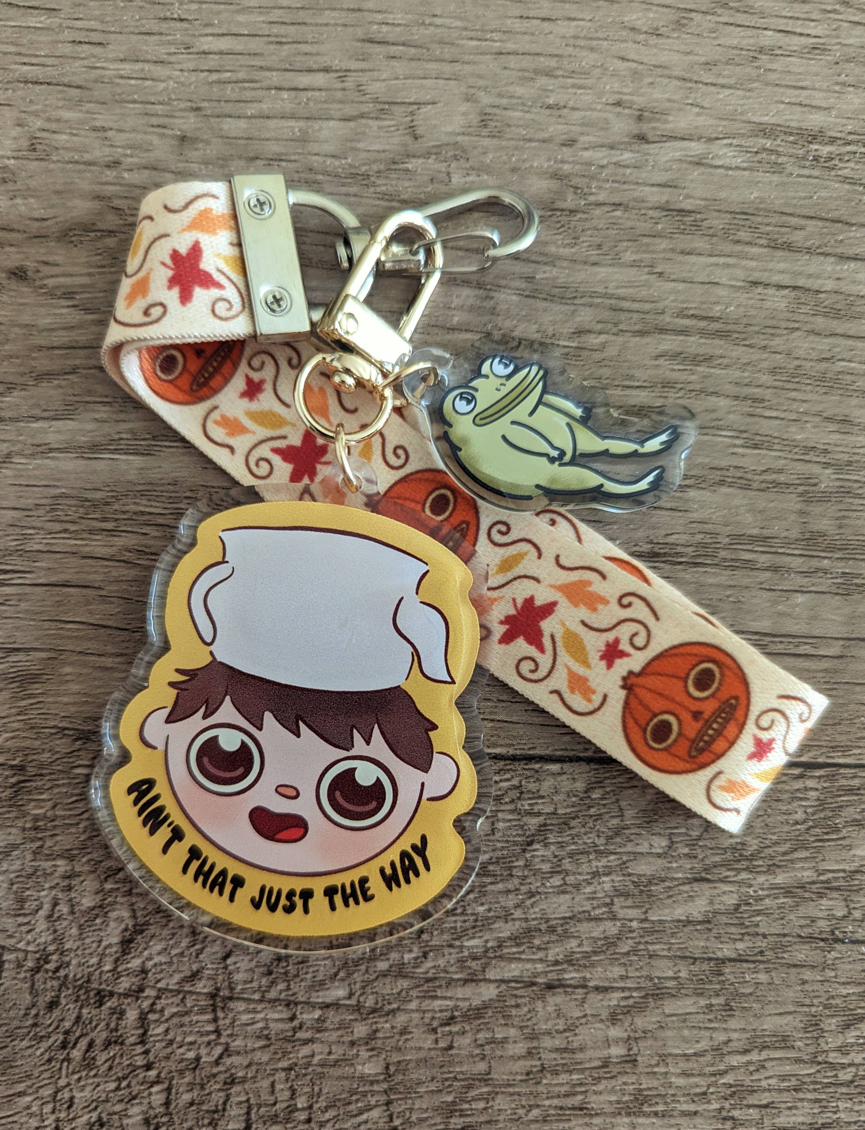 Over the Garden Wall - Wristlet Lanyard Keychain Charms