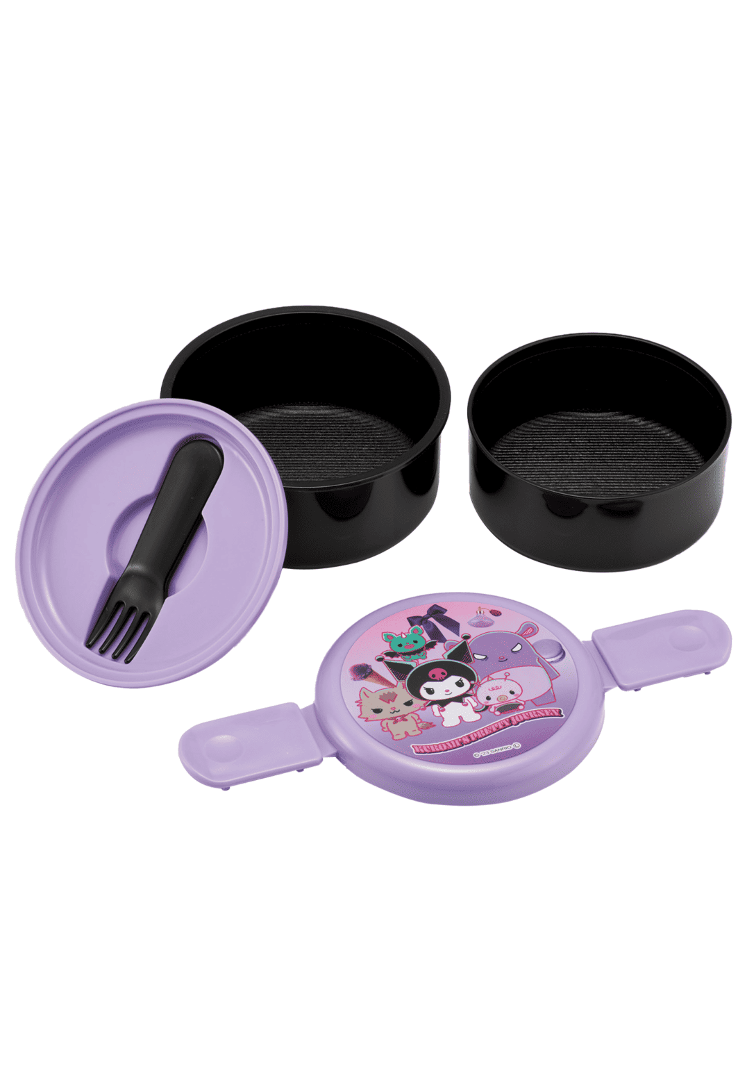 Kuromi Round Bento Lunch Box (Kuromi’s Pretty Journey)