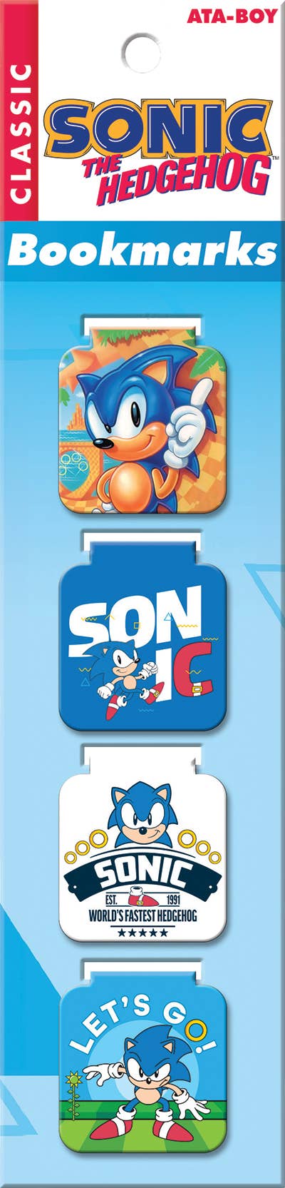 Sonic Magnetic Bookmark Set