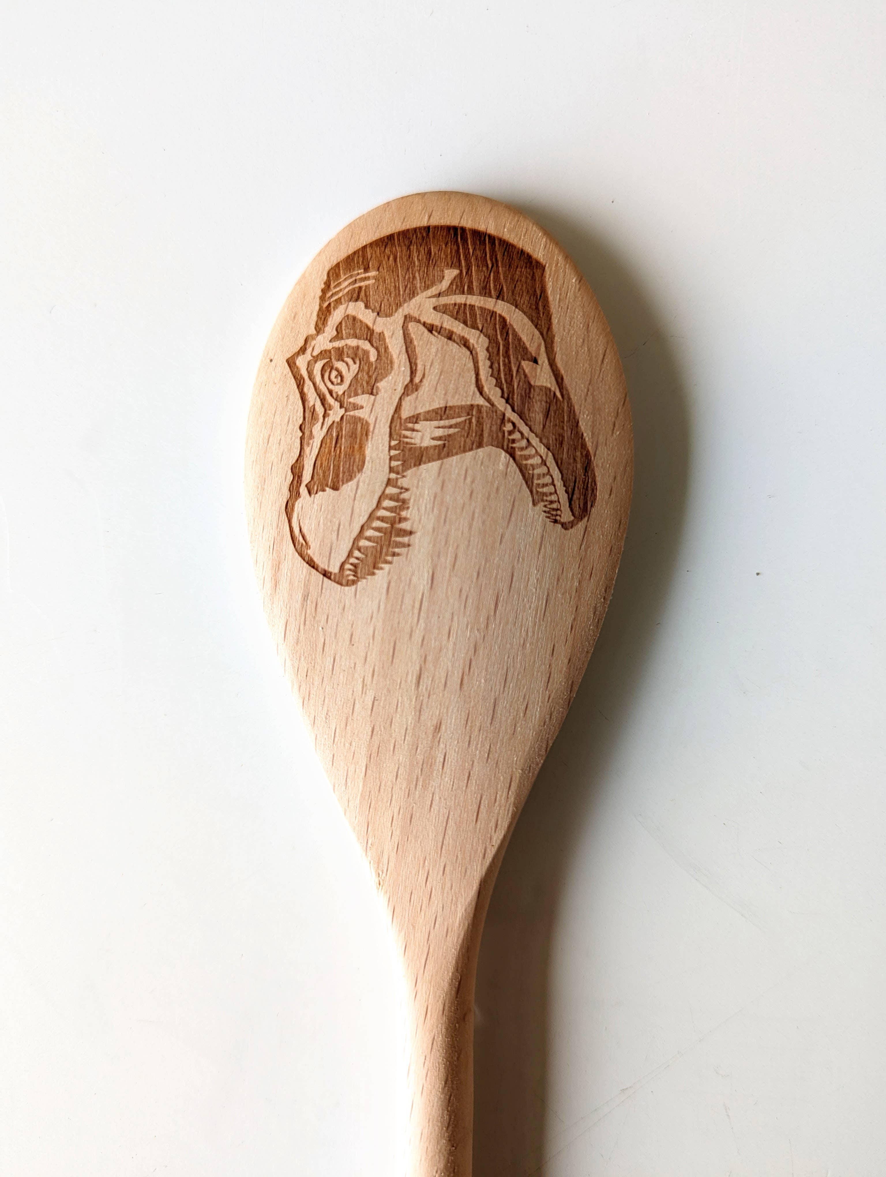 Hungry T-Rex Wooden Spoon