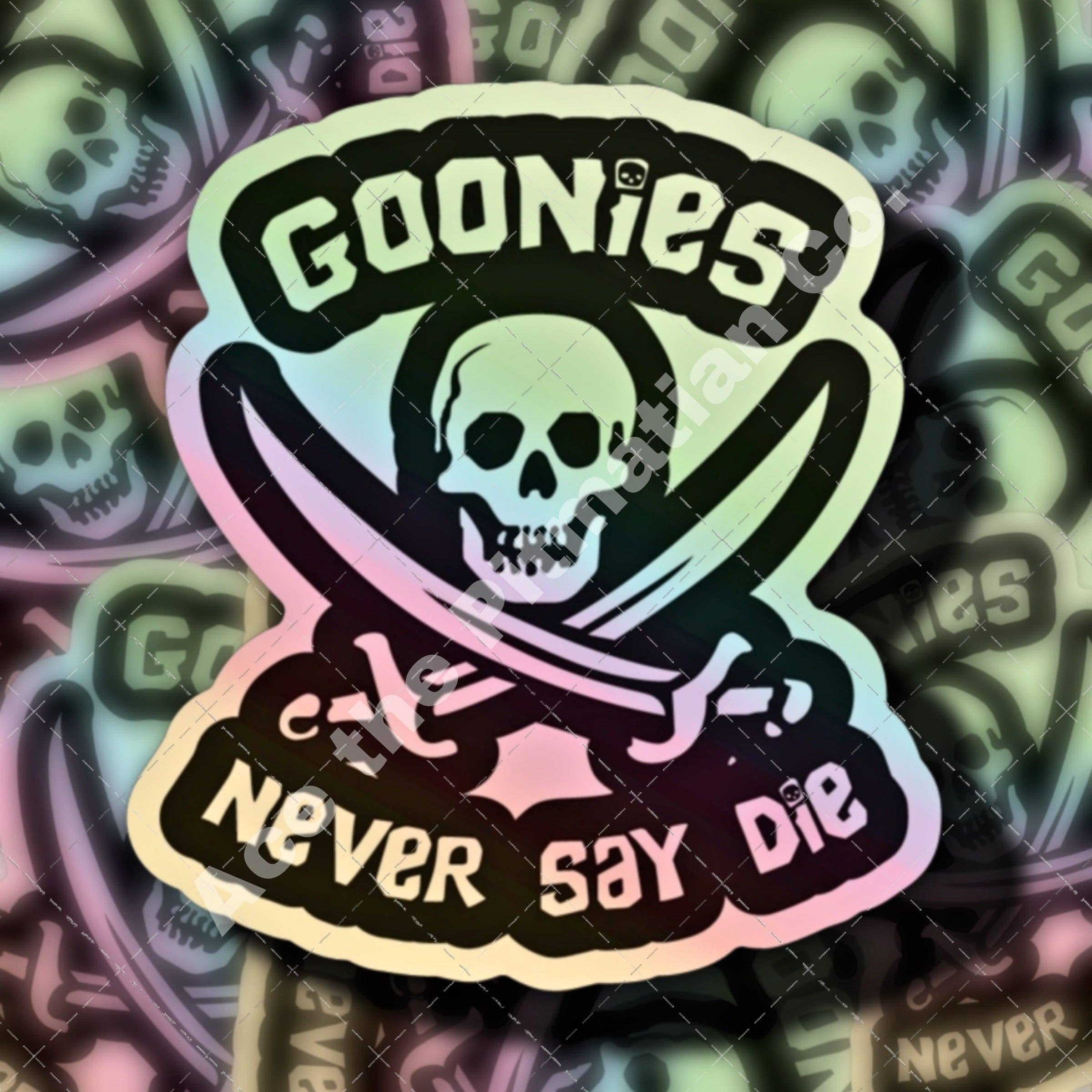 Never Say Die Holographic Sticker