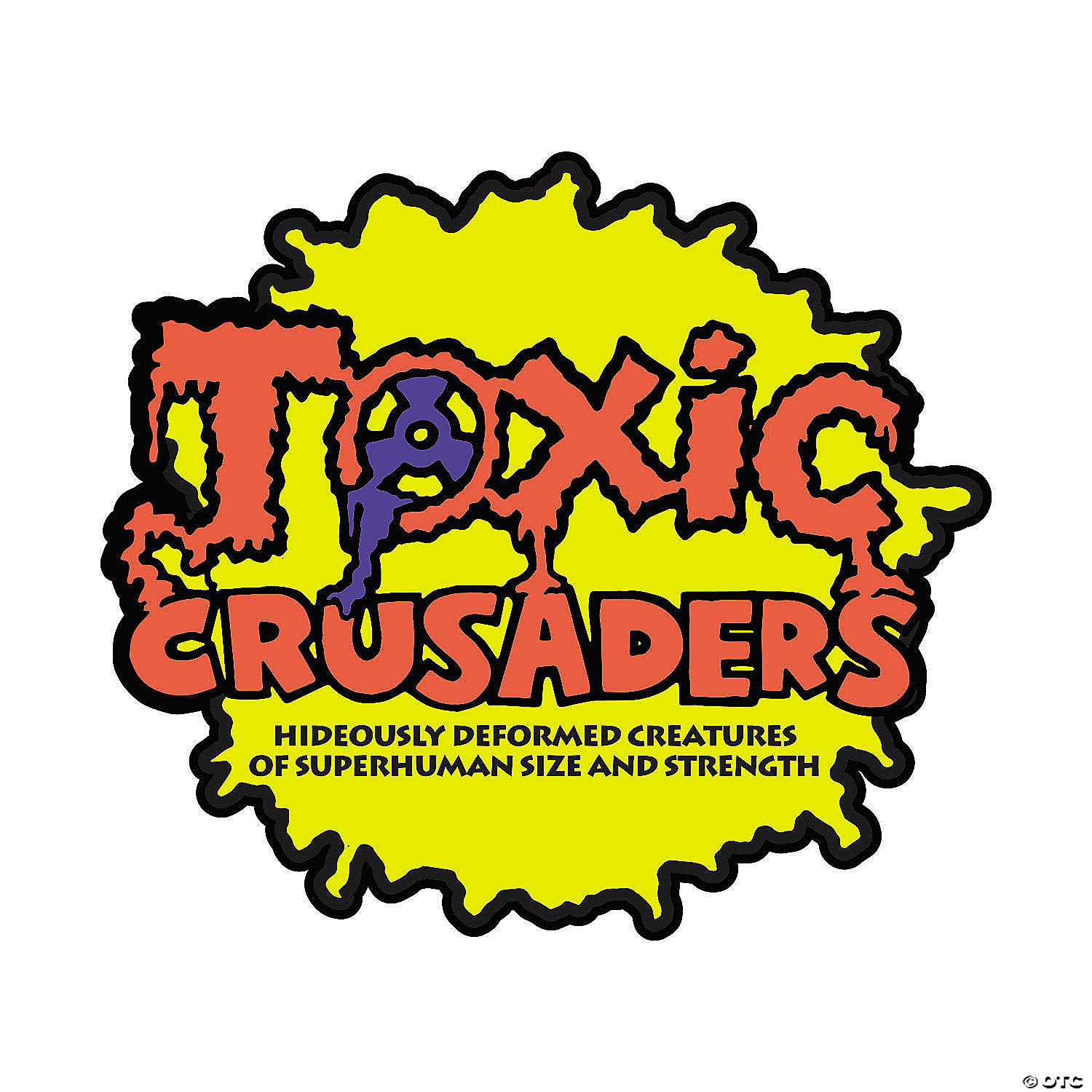 The Toxic Crusader™ Logo Full-Color Enamel Pin