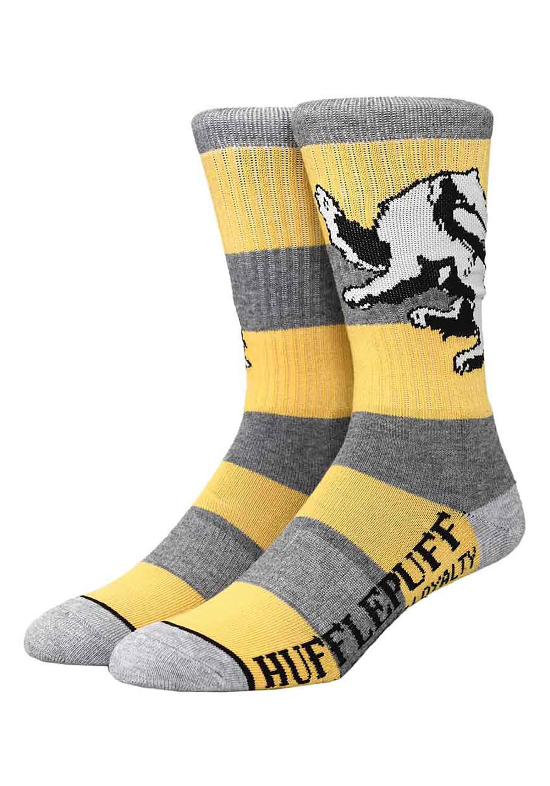 Harry Potter Hufflepuff Athletic Crew Socks for Men