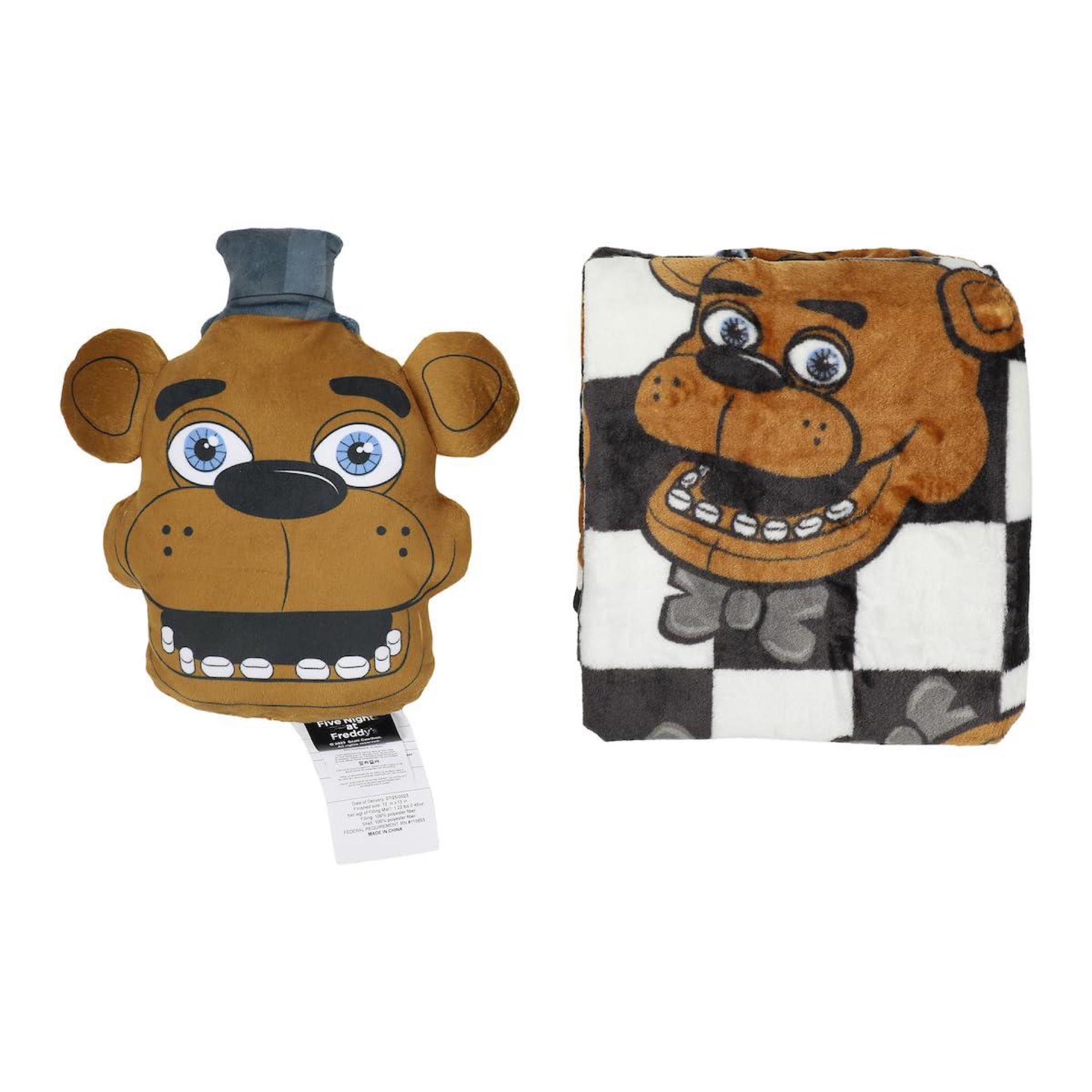 Five Nights at Freddy’s Throw Blanket and Pillow Set